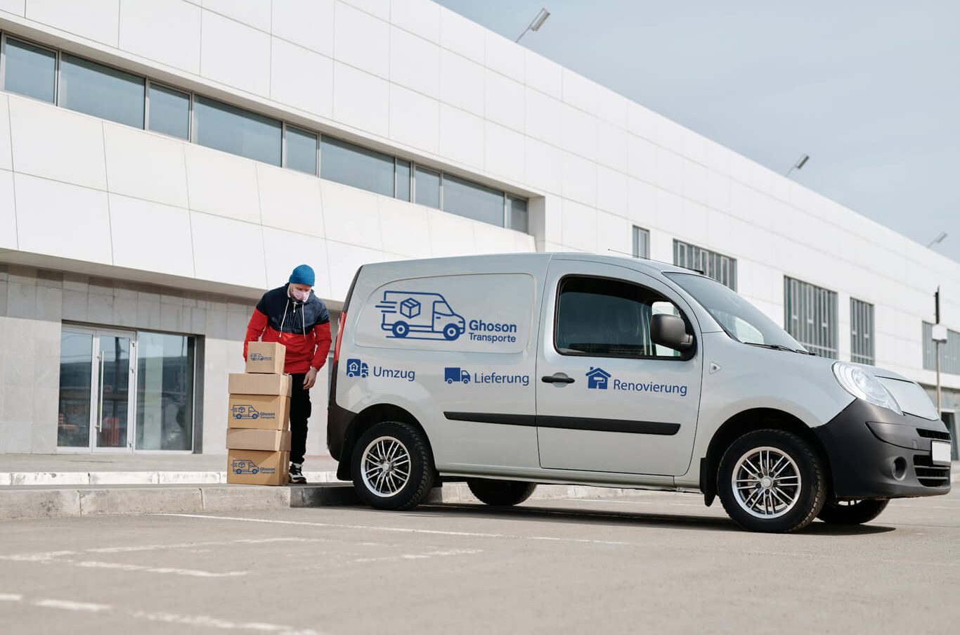 Ghoson Transporte Lieferwagen – Umzug, Lieferung & Renovierung Ghoson Transporte, Umzug, Lieferung, Renovierung, Transporter, Lieferwagen, Umzugsservice, Logistik, Paketzustellung, Transportdienst, Gewer